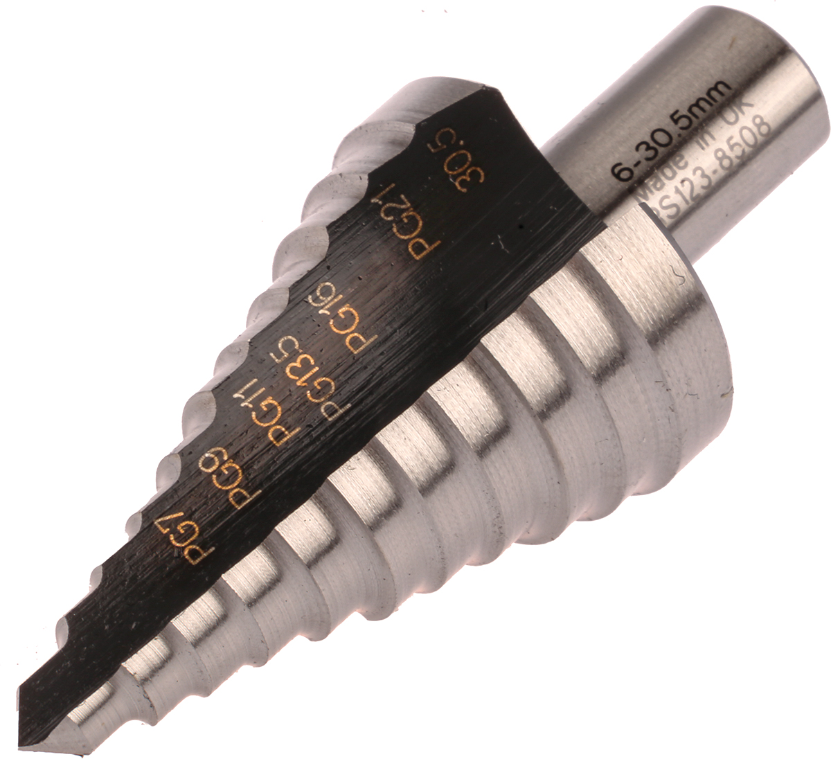 RS PRO HSS 6 to 30.5 mm Drill Bit, Cone
