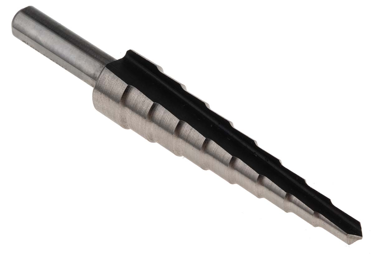 123-8510 RS PRO HSS 4 to 12 mm Drill Bit, Cone