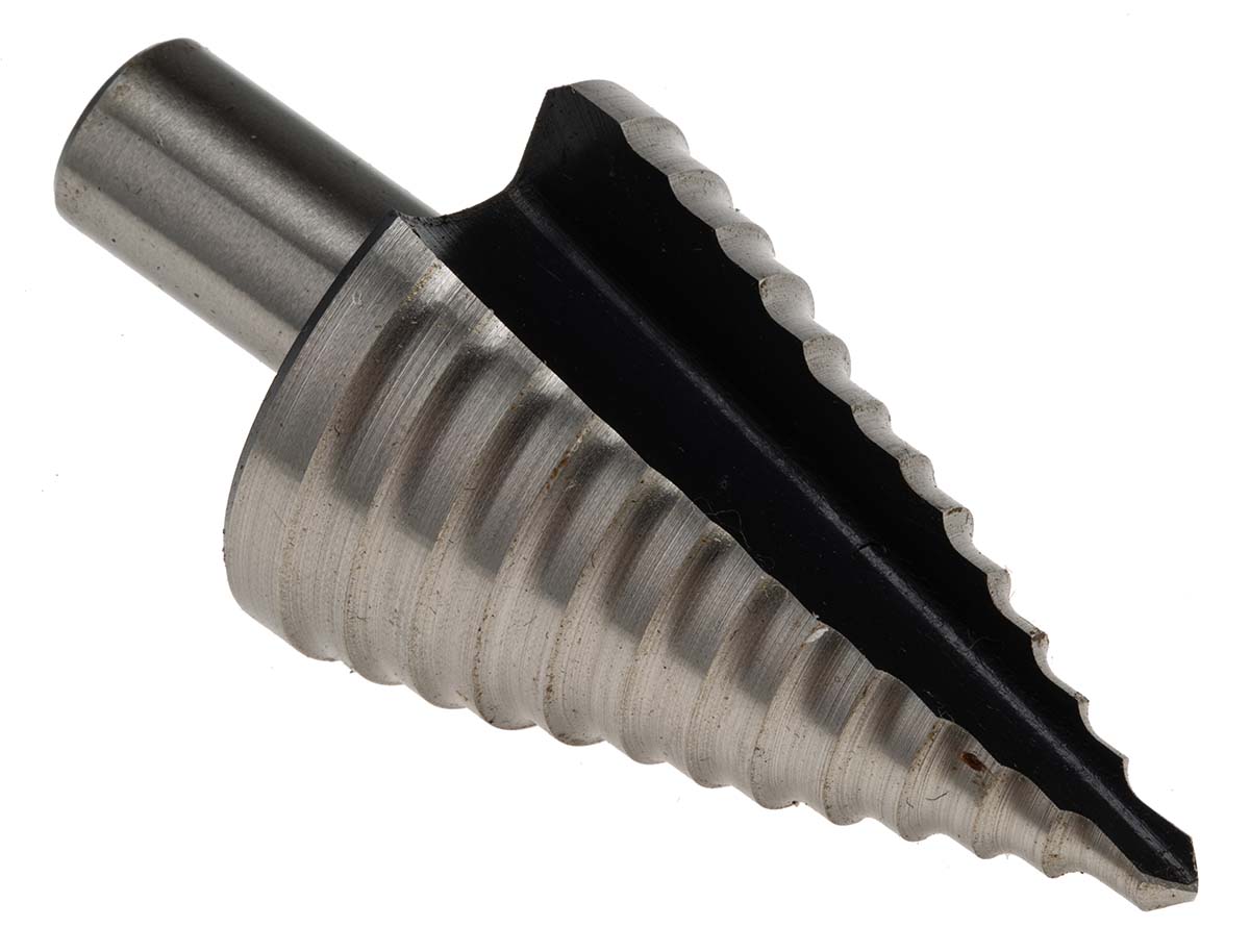 123-8511 RS PRO HSS 5 to 35 mm Drill Bit, Cone