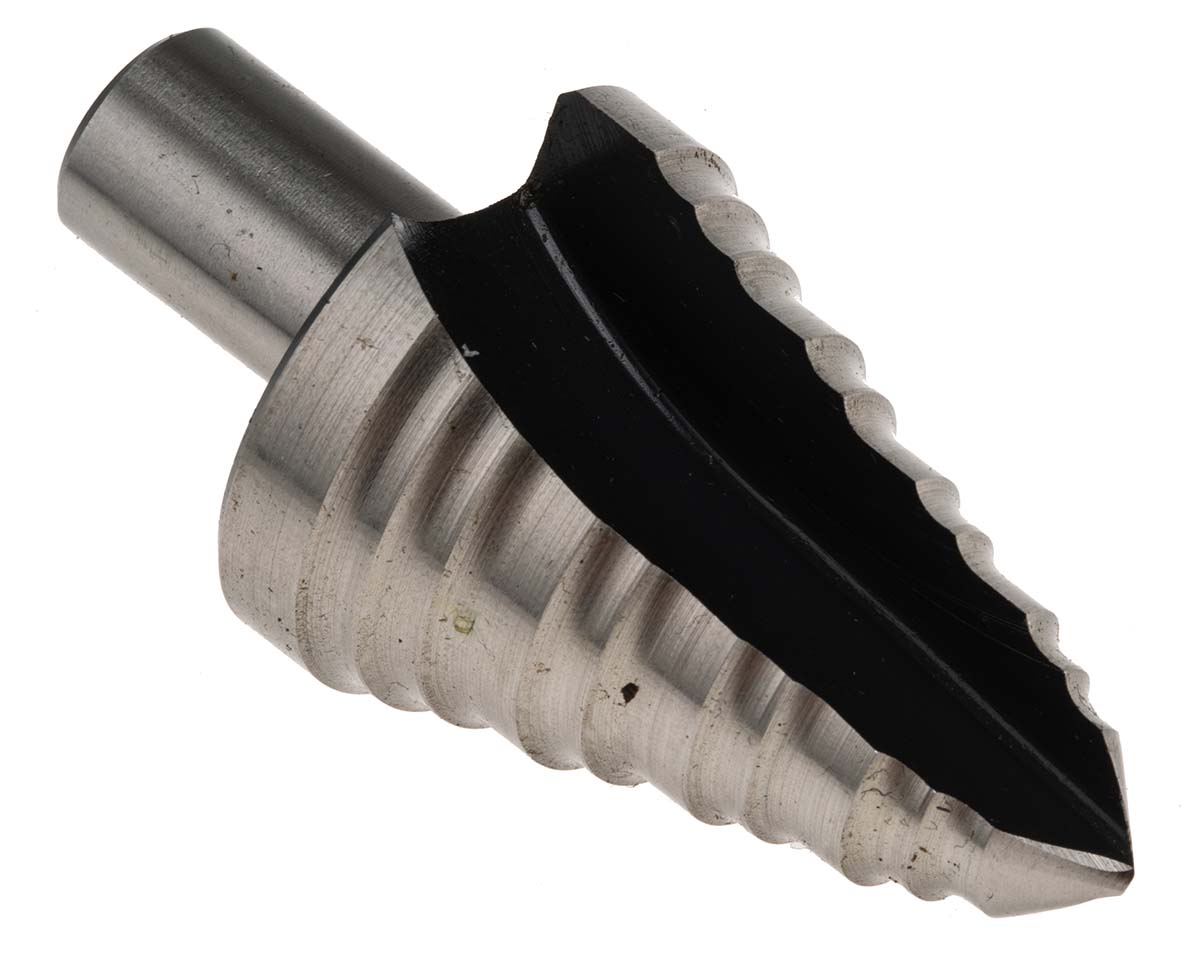 123-8512 RS PRO HSS 16 to 32 mm Drill Bit, Cone
