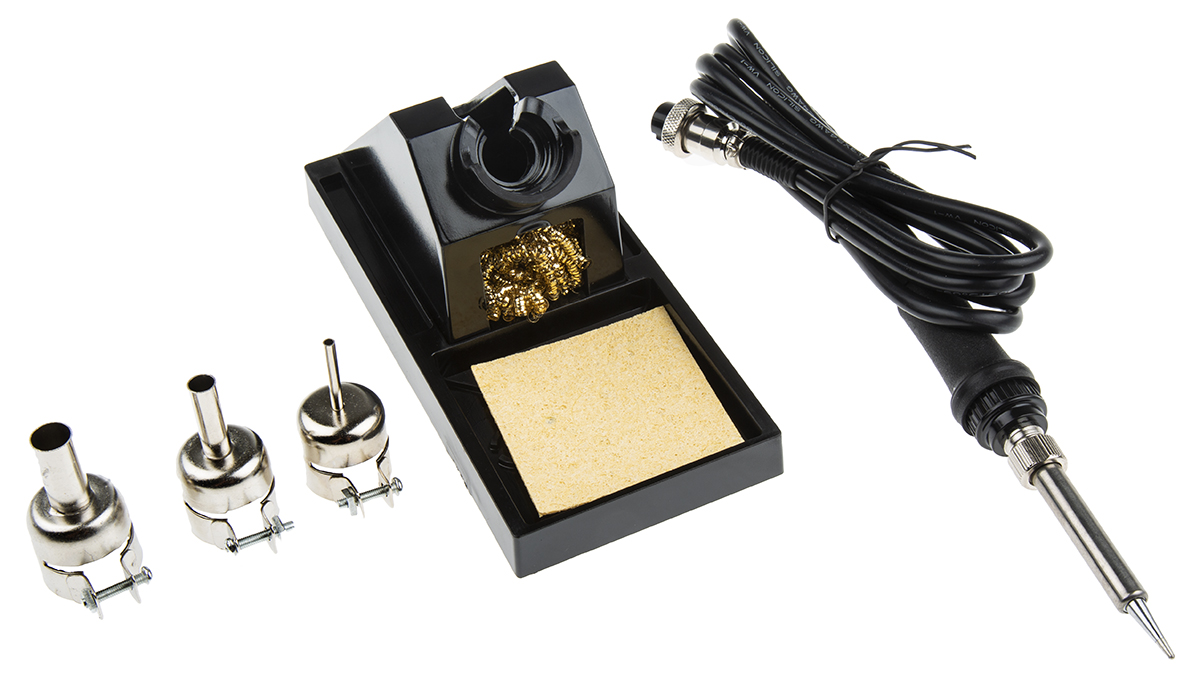124-4134 RS PRO Hot Air station 700 W, 220/240 V, 2 Outputs
