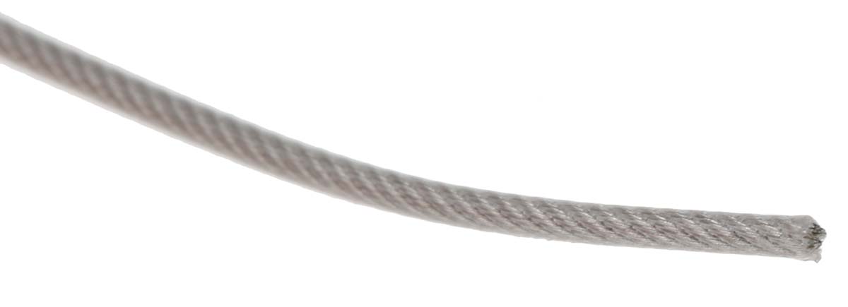 RS PRO Stainless Steel Wire Rope, 100 m