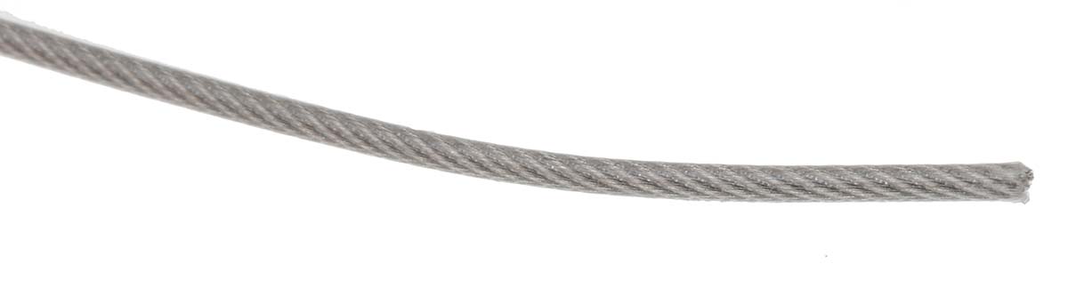 124-4746 RS PRO Stainless Steel Wire Rope, 100 m