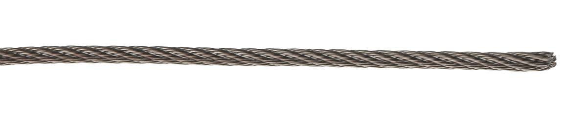 124-4755 RS PRO Stainless Steel Wire Rope, 100 m