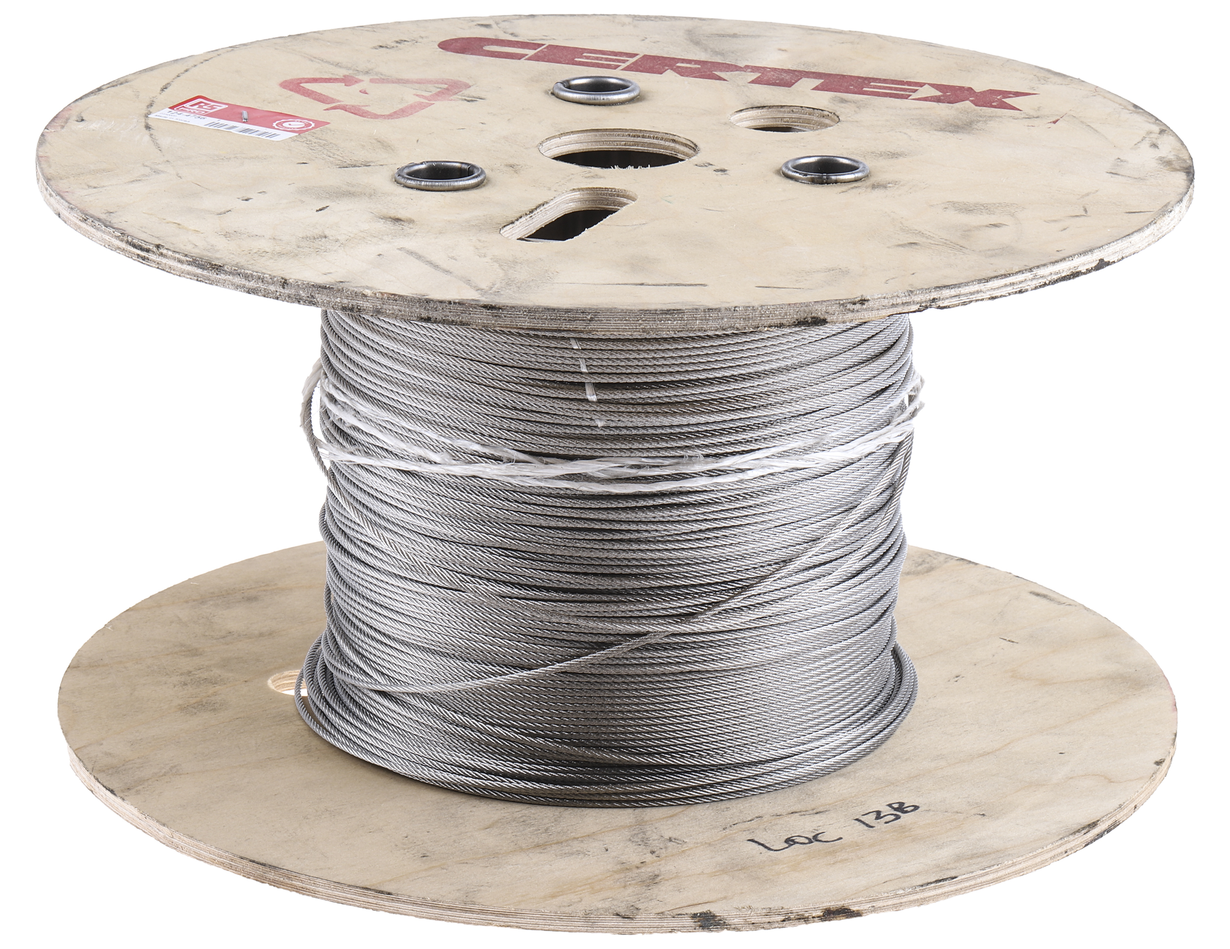 124-4756 RS PRO Stainless Steel Wire Rope, 100 m