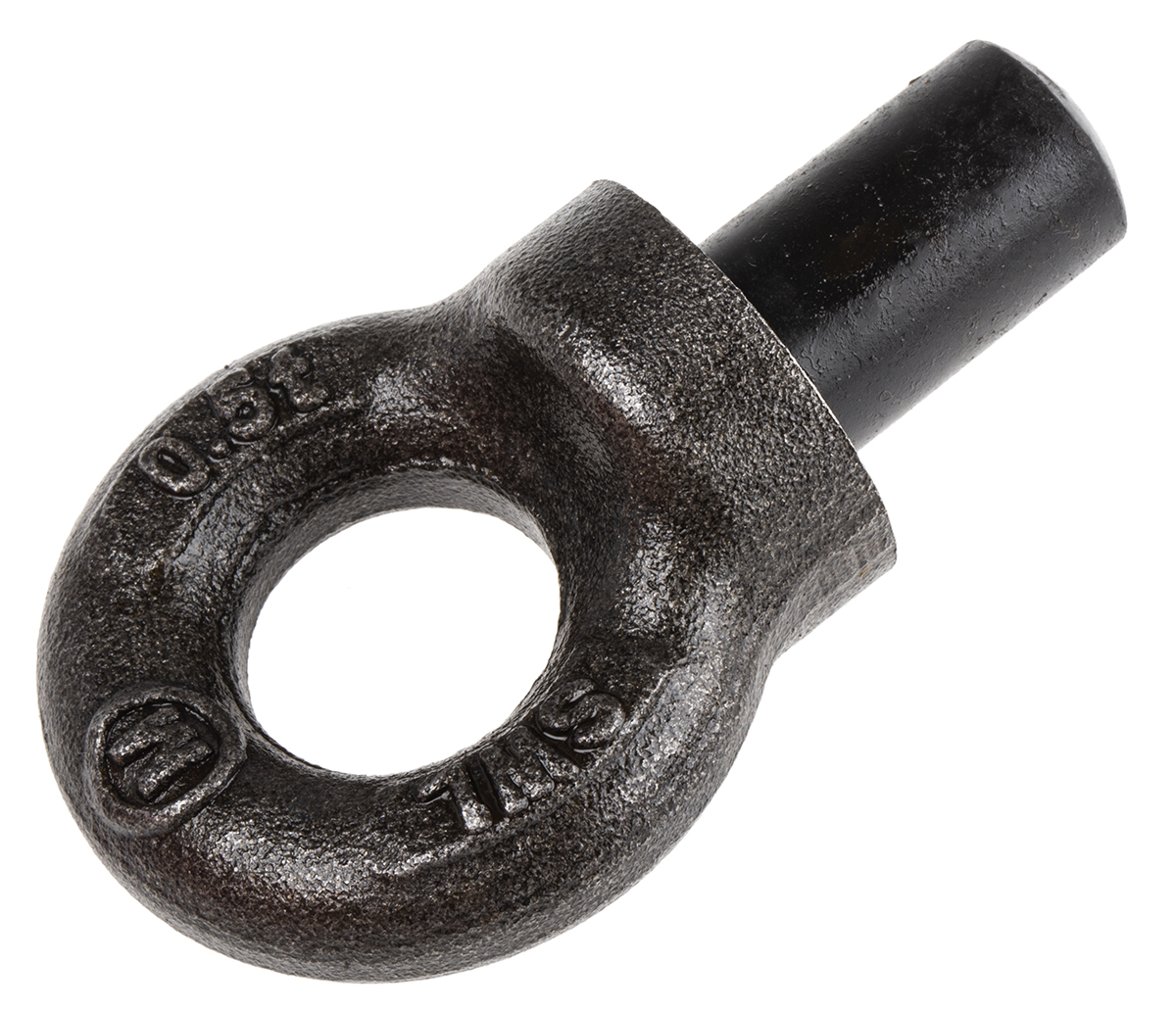 124-4835 RS PRO Steel Eye Bolt, 1/2 in UNC Thread, 23 mm Thread Length, 20 mm, 0.5 t Load
