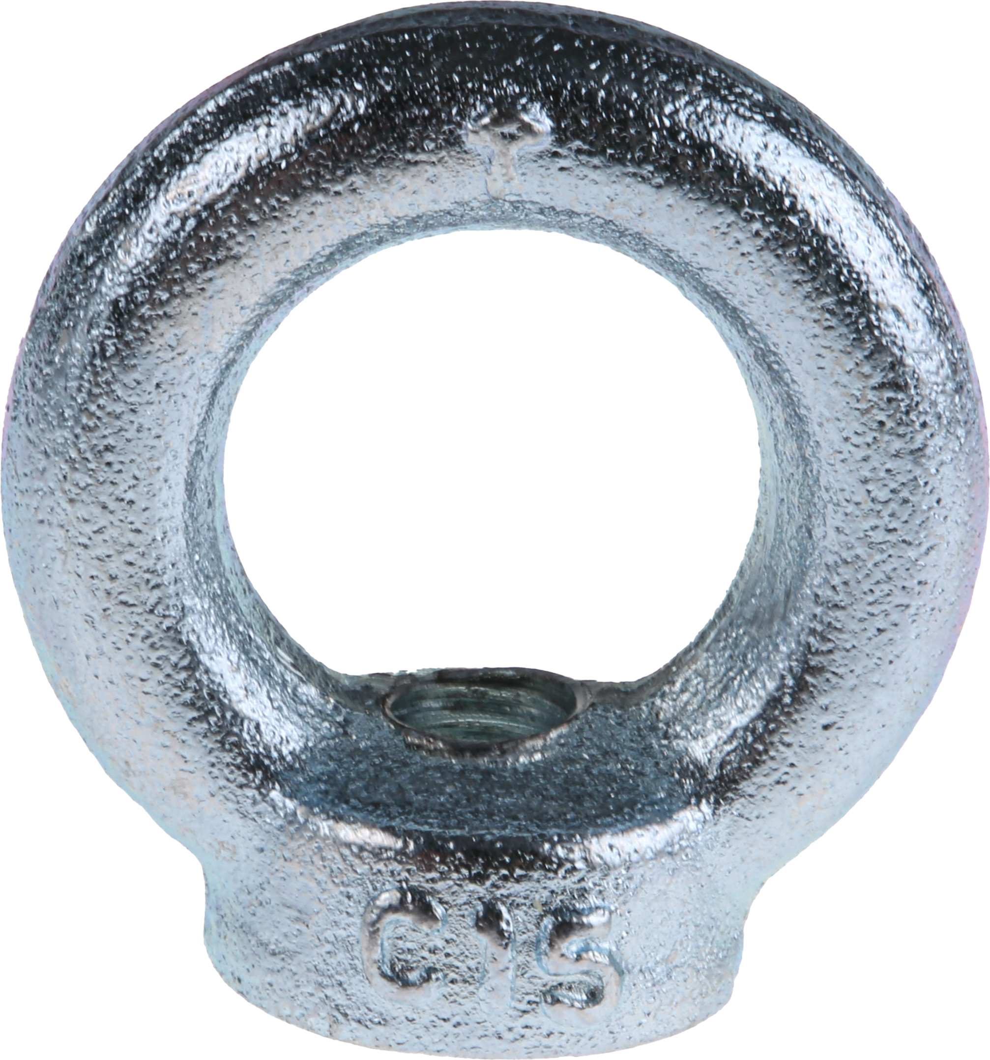 RS PRO Carbon Steel Eye Nut, M10 Thread, 45 mm, 0.23 t Load