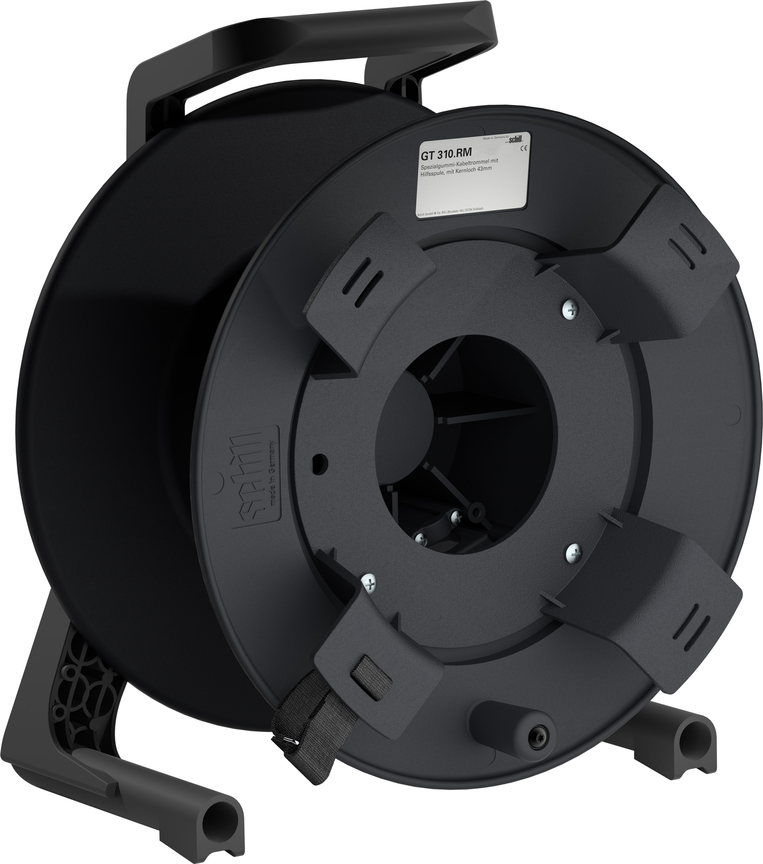 RS PRO Empty Cable Reel 30 m (L) x in Rubber Empty Cable Reel VDGT