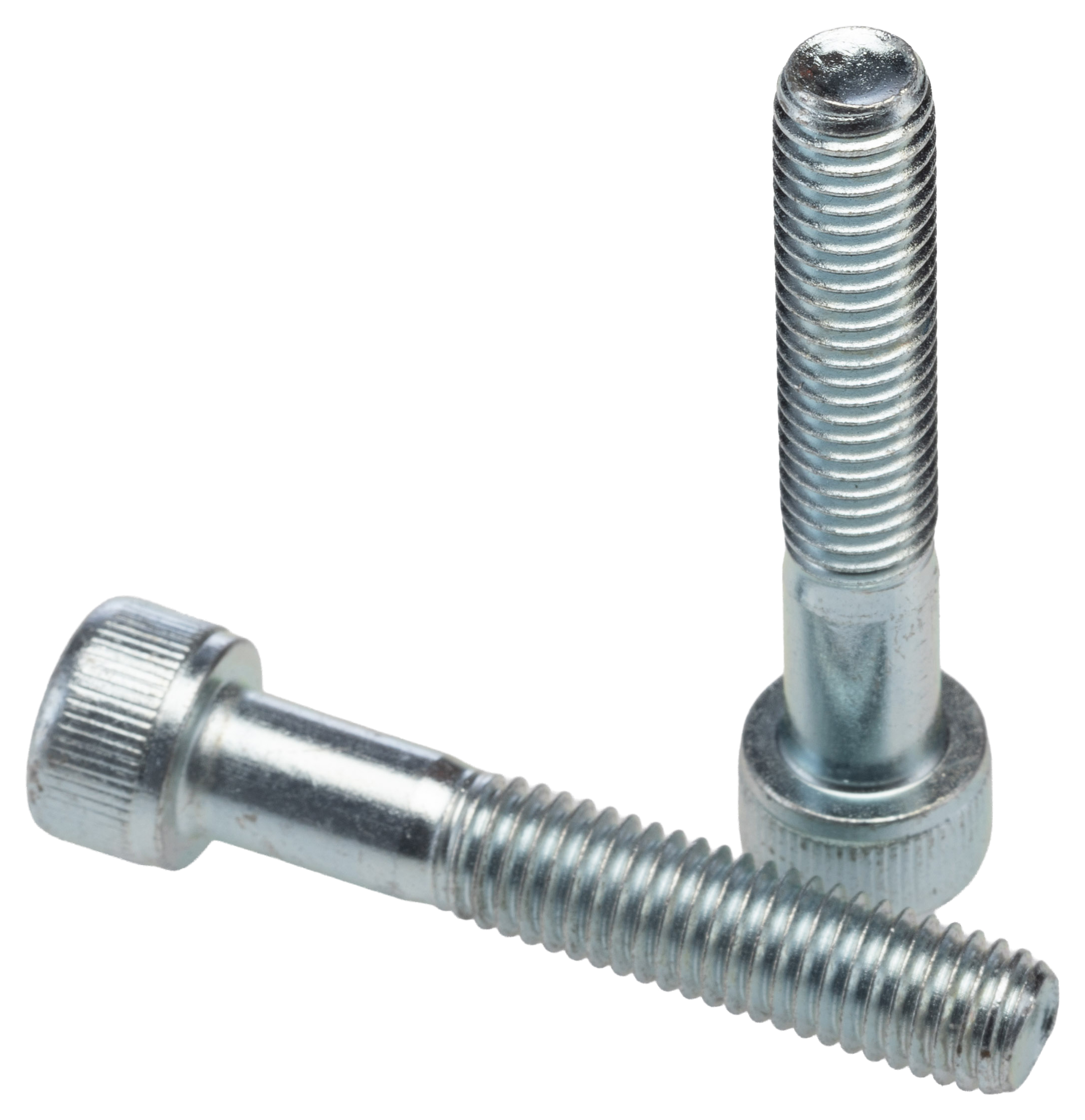 RS PRO Bright Zinc Steel Hex Socket Cap Screw, Hex, M8 x 45 mm