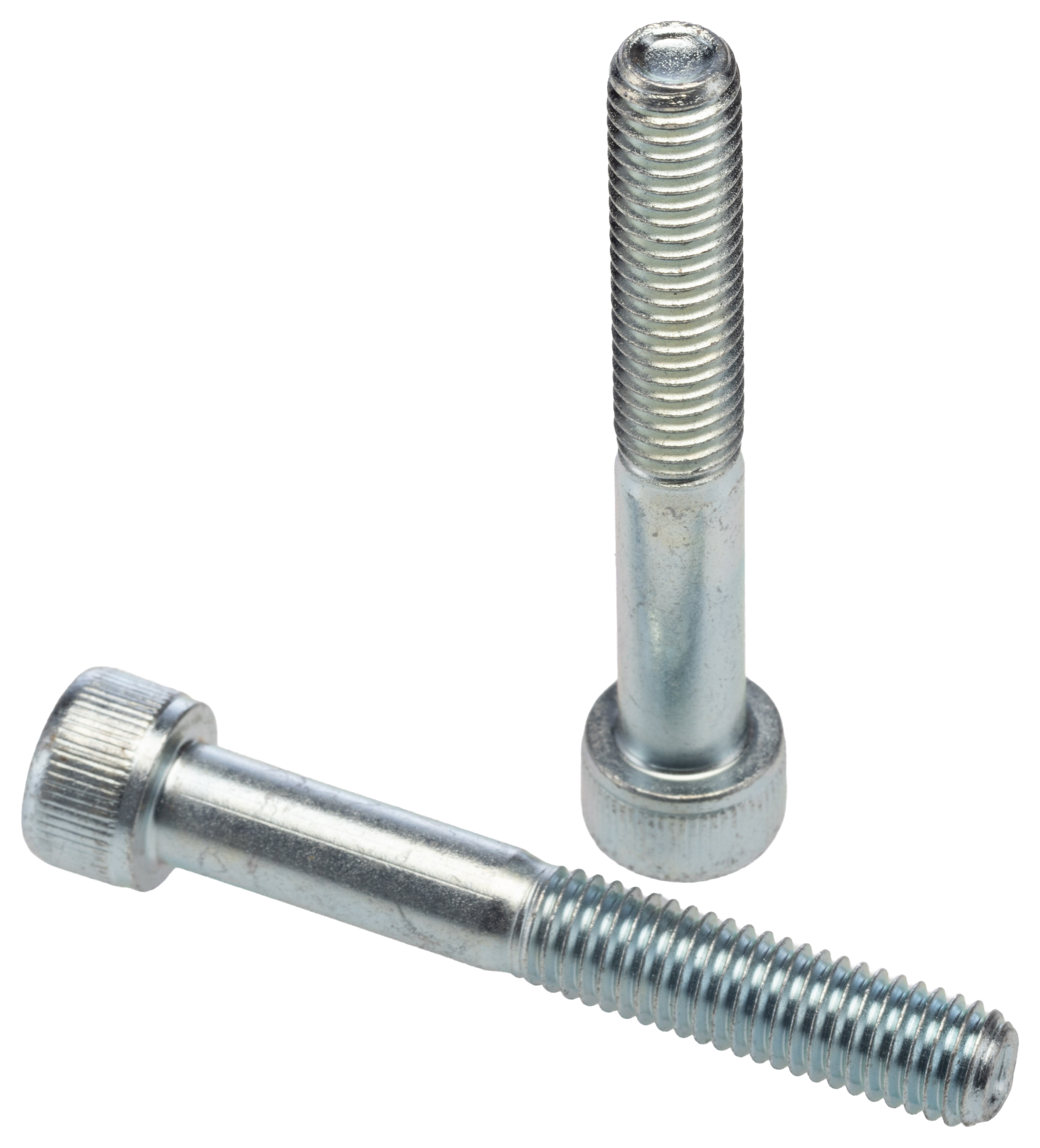 RS PRO Bright Zinc Steel Hex Socket Cap Screw, Hex, M8 x 55 mm