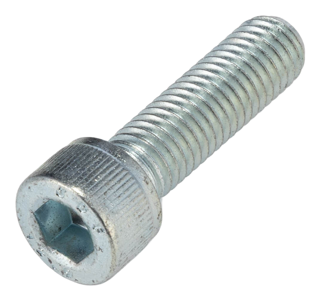 RS PRO Bright Zinc Steel Hex Socket Cap Screw, Hex, M10 x 35 mm