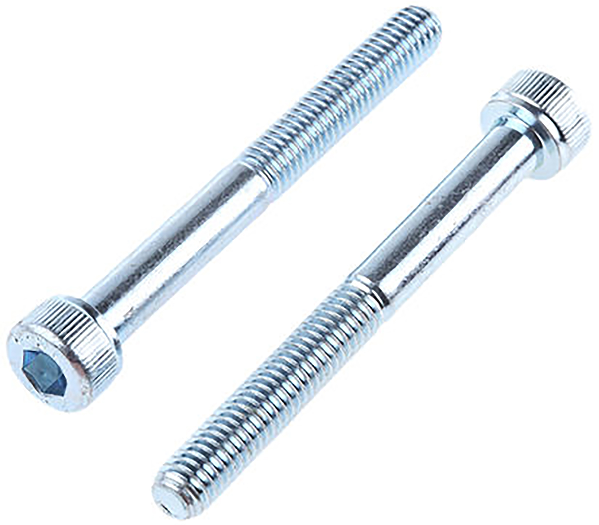 RS PRO Bright Zinc Steel Hex Socket Cap Screw, Hex, M12 x 40 mm