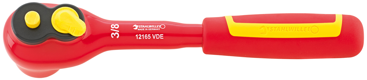 STAHLWILLE 3/8 in Ratchet with Ratchet Handle, 197mm Overall VDE/1000V Approved
