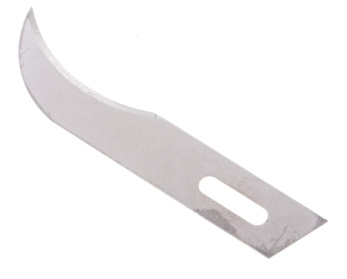1243 Swann-Morton Carbon Steel Curved Scalpel Blade, No.3, 50 per Package