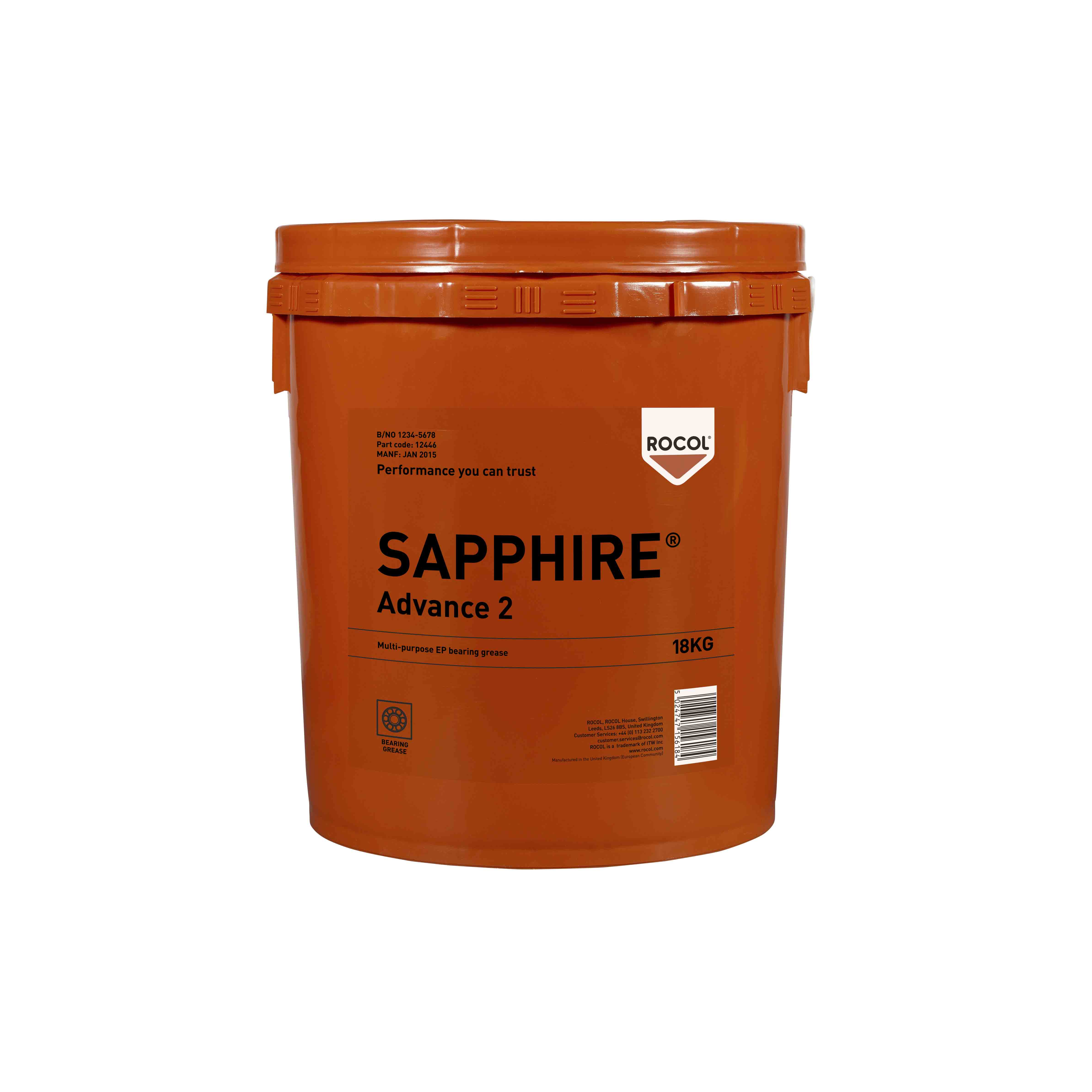 Rocol Lithium Grease 18 kg Rocol Sapphire Advance 2