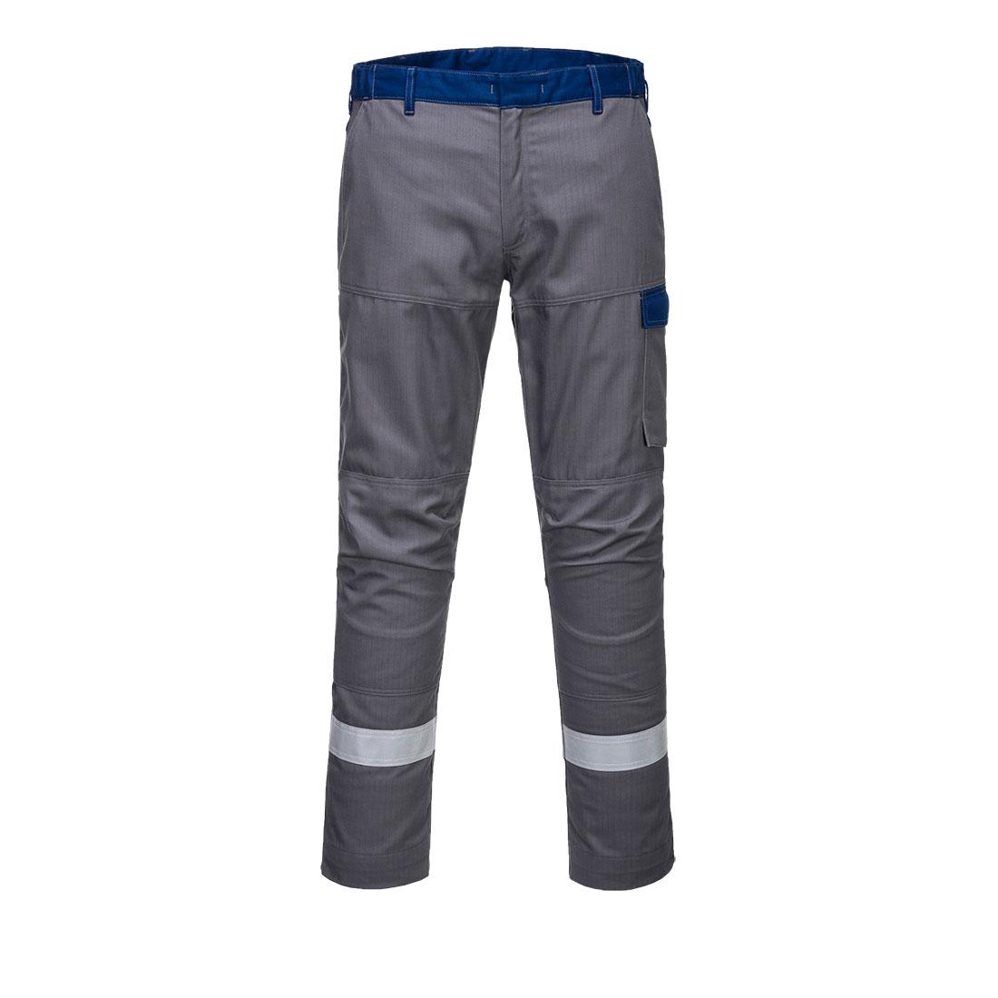 Portwest Bizflame Industry Grey Cotton, Polyester, Size 33 31in L