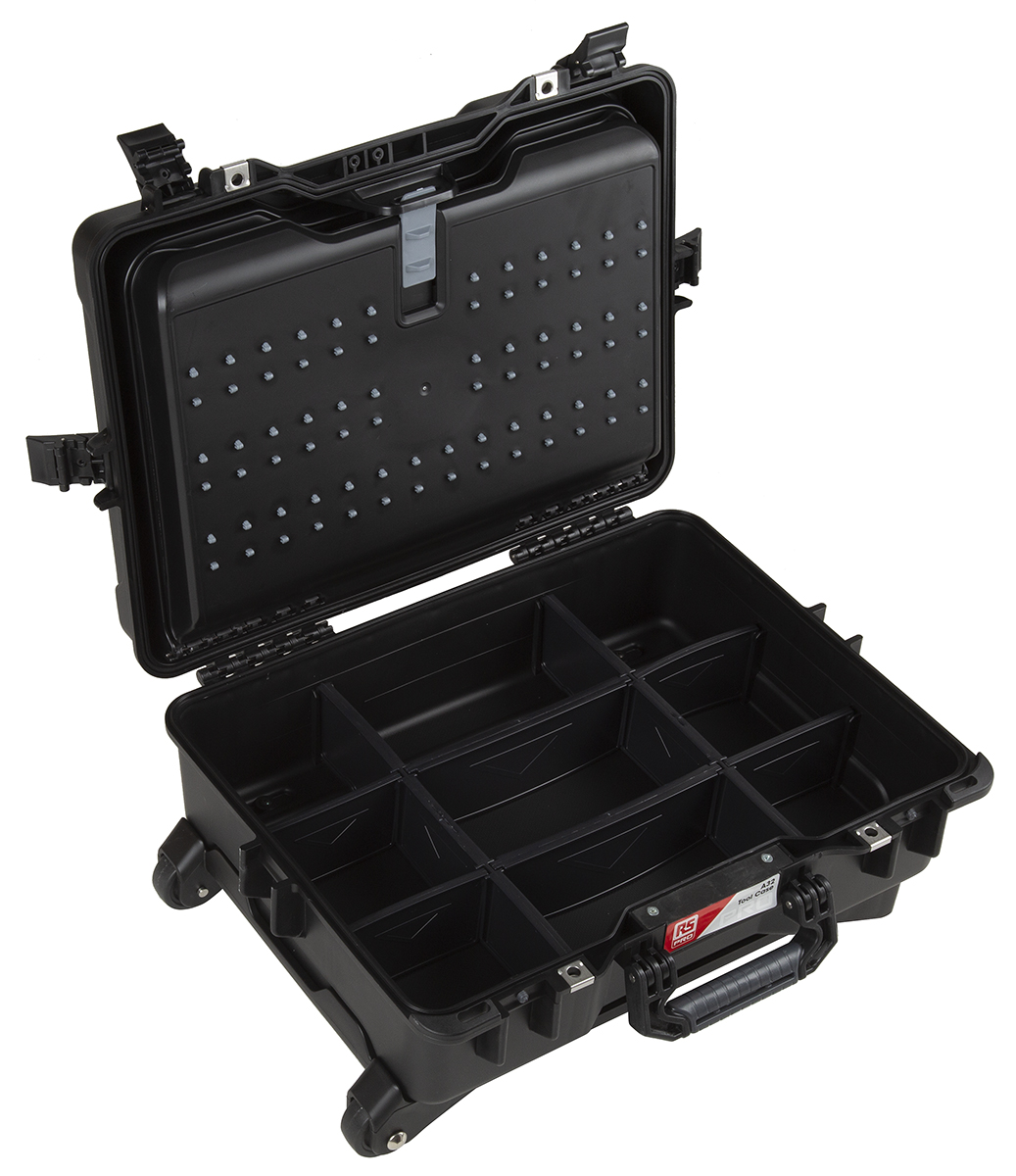 125-3050 RS PRO Tool Case Wheeled 400 mm 530 mm 230mm