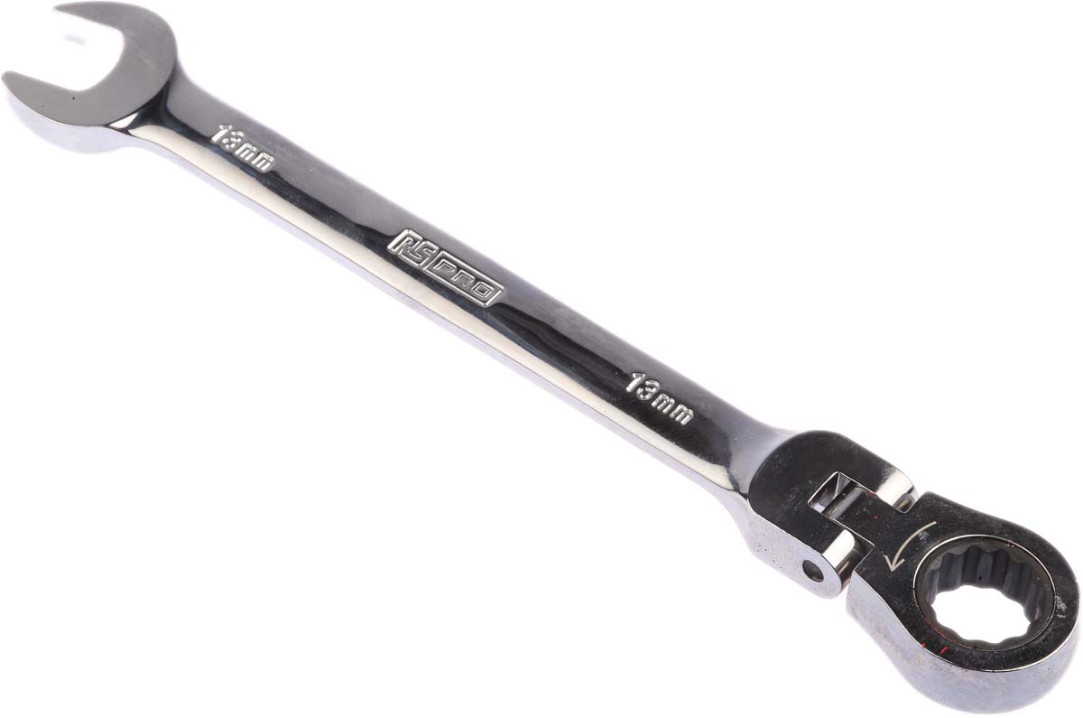 125-3051 RS PRO 12-Piece Spanner Set, 8 to 19 mm, Steel