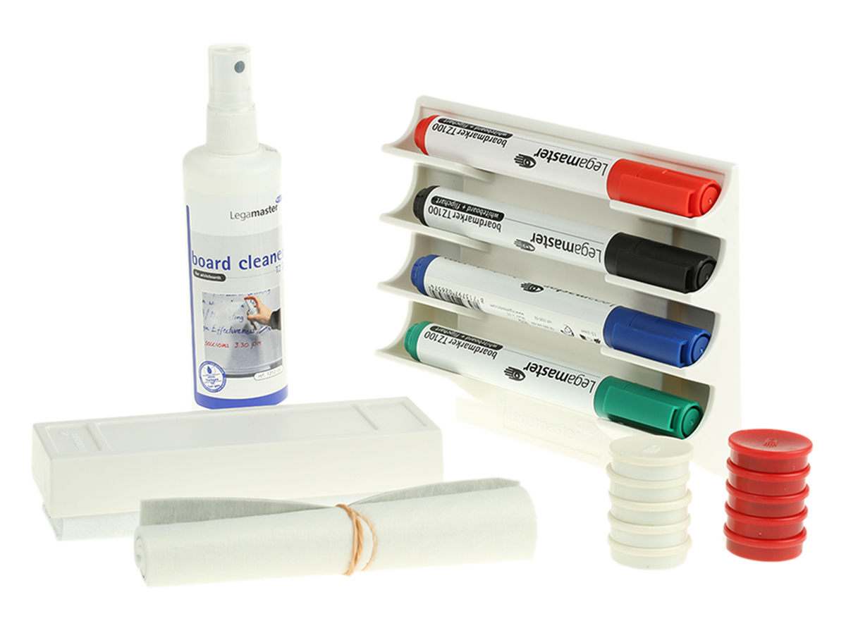 Legamaster White Board Accessory Kit White Board Accessory Kit (1) Small Whiteboard Eraser, (1) Whiteboard Cleaner, (1)