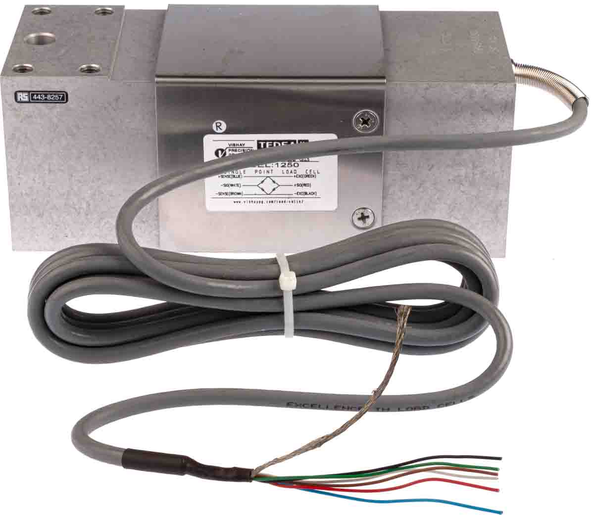 Tedea Huntleigh Model 1250 Series Single Point Load Cell, 50 kg, Compression Measure, 1500 kg, 415Ω