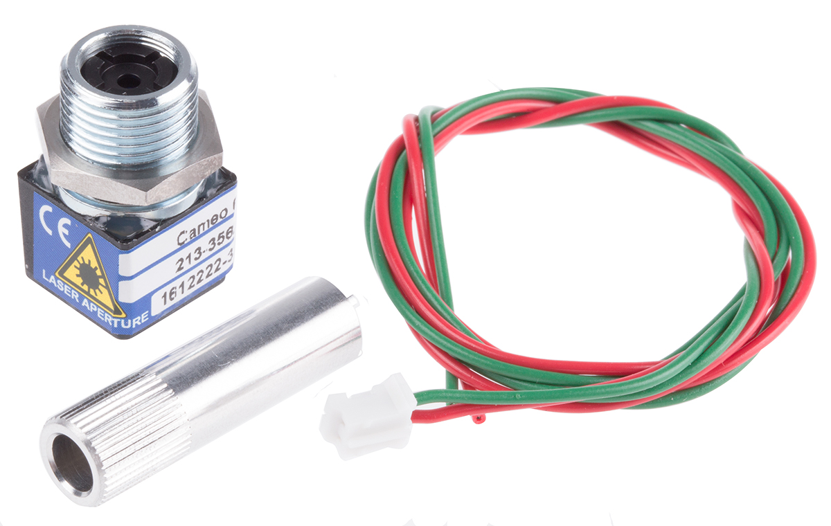 1250-33-000 Global Laser  Laser Module 635 nm 0.8 mW Continuous Wave Ellipse pattern 5.5 V 4.5 V