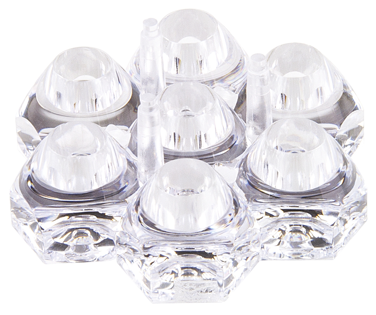 Polymer Optics 125, Modular LED Optics Series 7-Way LED Lens 50 ° Collimator Beam
