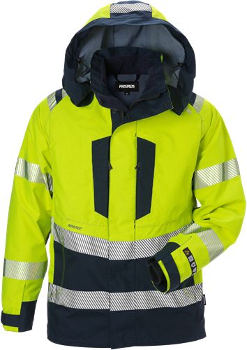 Fristads 125617 Navy, Yellow Male Hi Vis Jacket, S