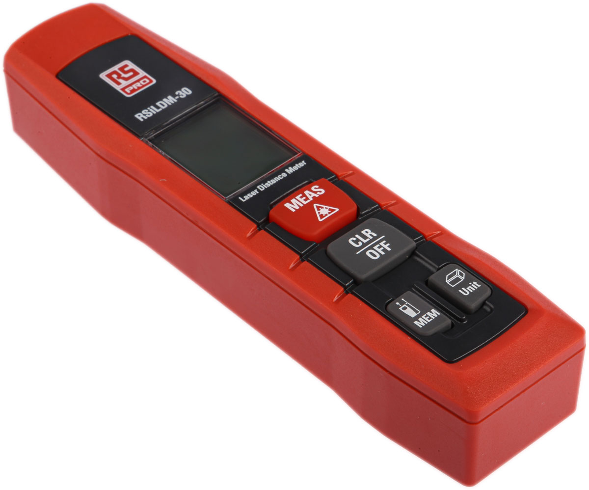 126-8183 RS PRO ILDM-30 Laser Measure, 0.05/30 μm Range, ±1.5 mm Accuracy