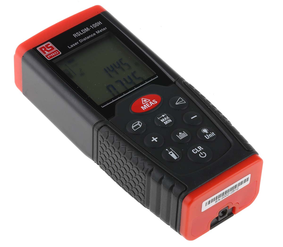 126-8184 RS PRO RSLDM-100H Laser Measure, 0.05/100 μm Range, ±1.5 mm Accuracy