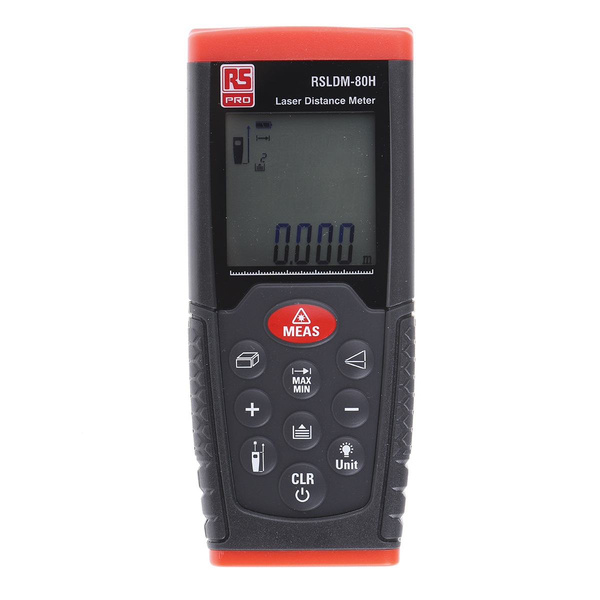 RS PRO RSLDM-80H Laser Measure, 0.05/80 μm Range, ±1.5 mm Accuracy