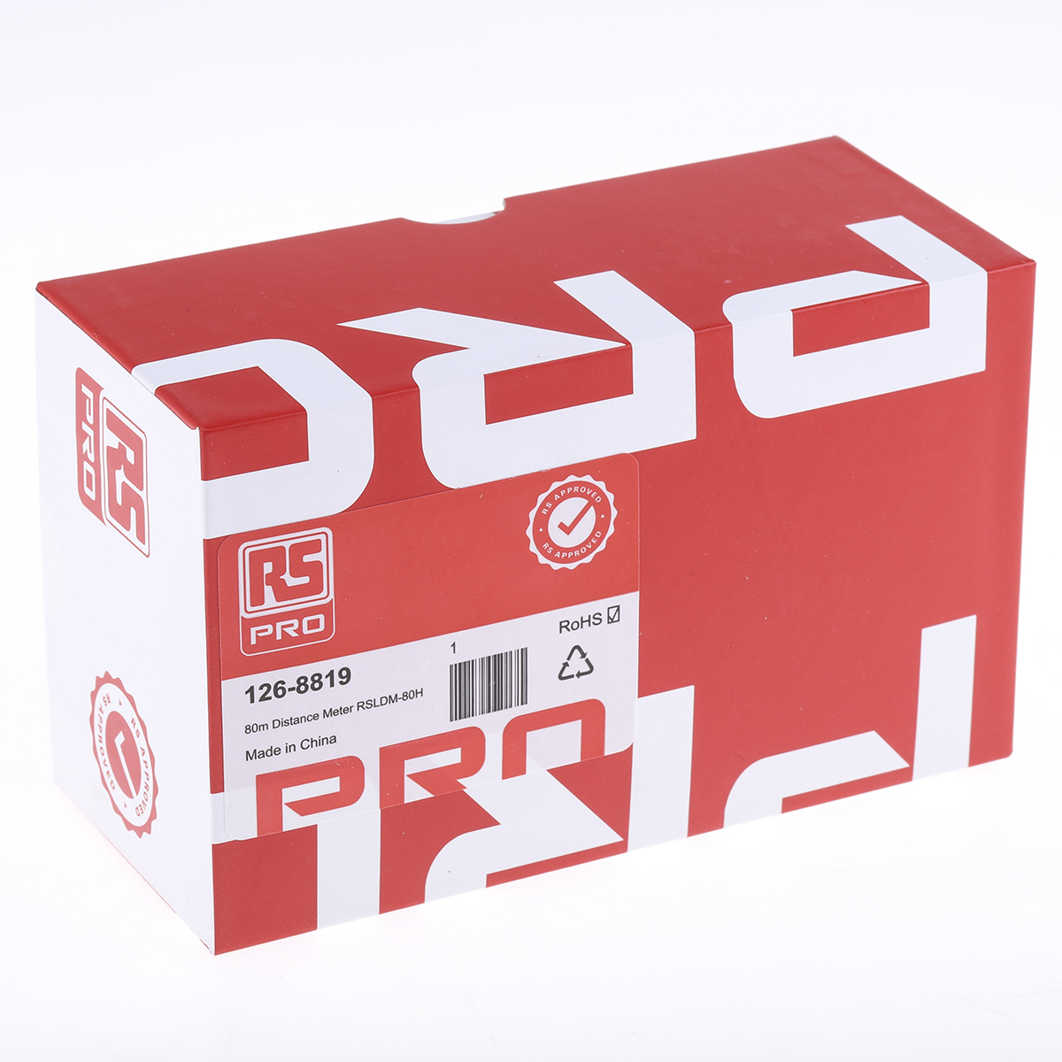 126-8819 RS PRO RSLDM-80H Laser Measure, 0.05/80 μm Range, ±1.5 mm Accuracy
