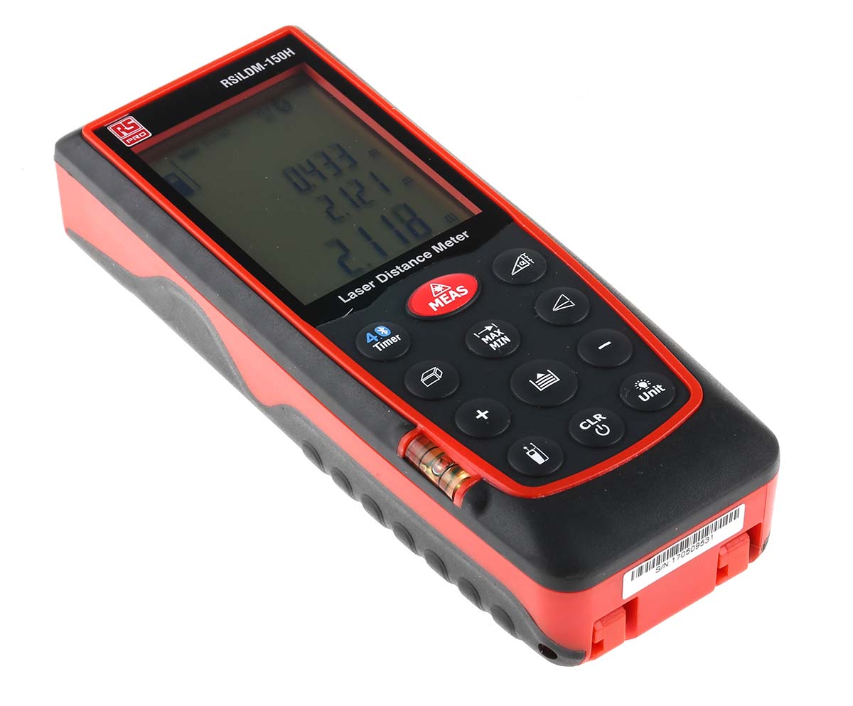 126-8822 RS PRO ILDM-150H Laser Measure, 0.05/70 μm Range, ±1.5 mm Accuracy