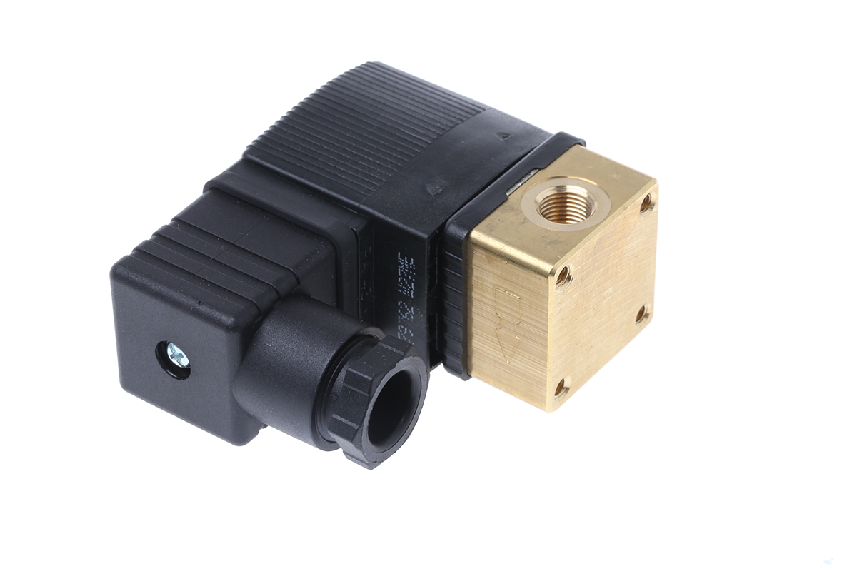 Burkert Solenoid Valve 126187, 2 Port, NC, 24V dc