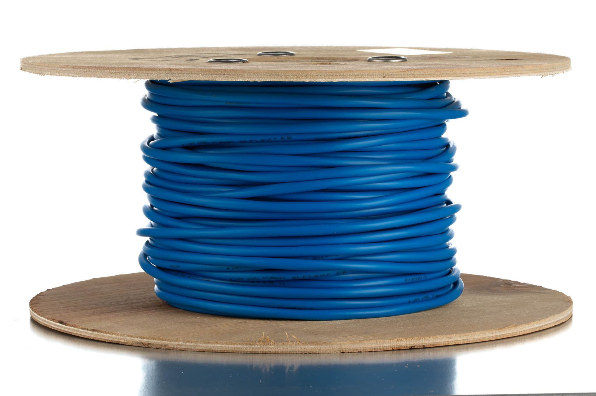Lapp CY Control Cable, 2 Cores, 0.75 mm² CSA 18 AWG, Screened, 50 m, Blue Polyvinyl Chloride Sheath