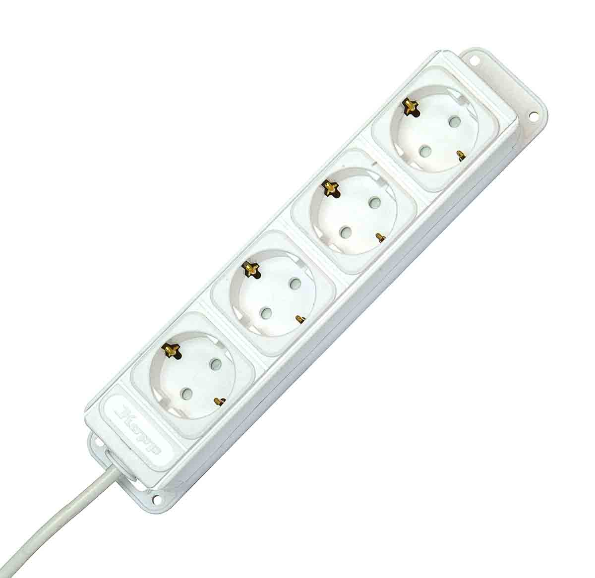 Kopp 1.4 m 4 Socket Extension Socket