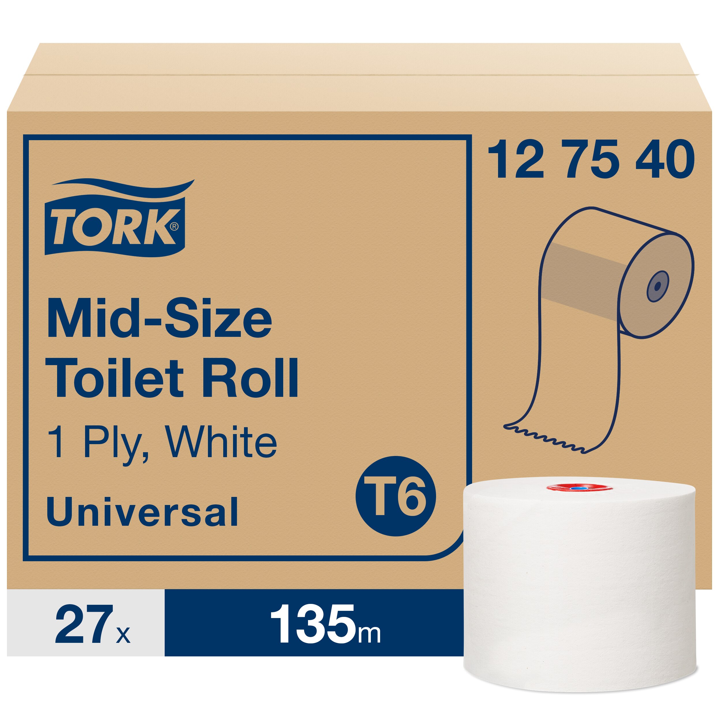 Tork 27 rolls of Toilet Roll, 1