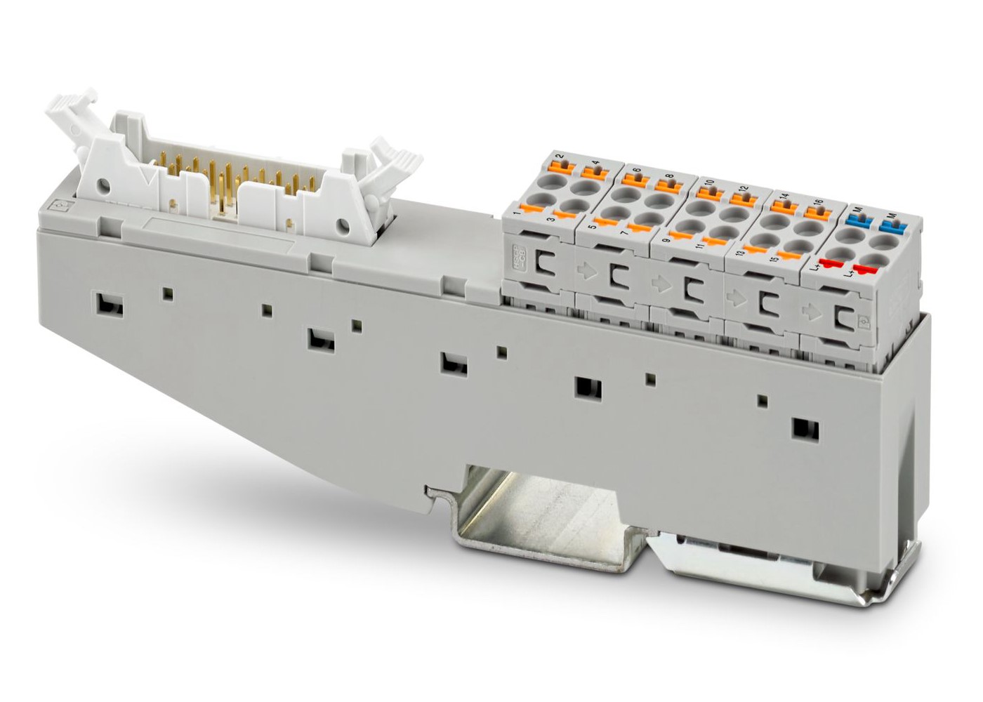 Phoenix Contact 20-Contact Interface Module, FLK Connector, DIN Rail, 1A