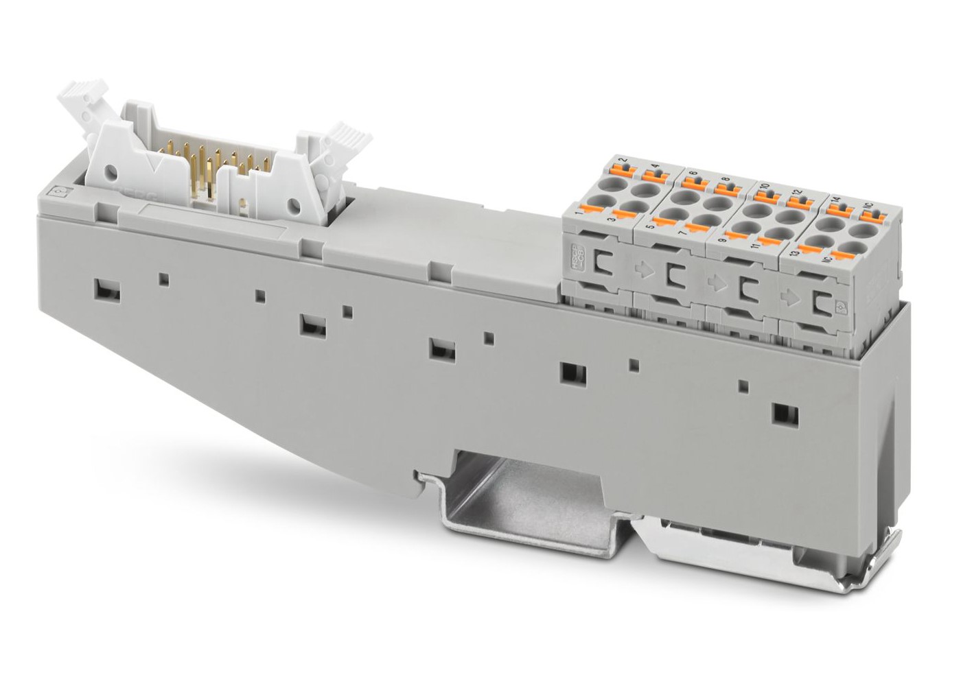 Phoenix Contact 14-Contact Interface Module, FLK Connector, DIN Rail, 1A