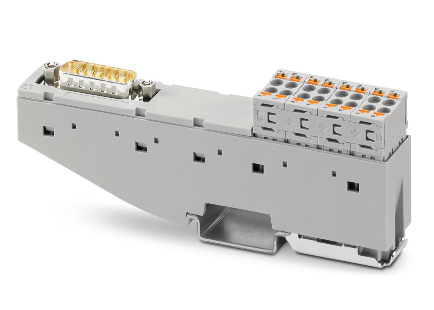 Phoenix Contact 15-Contact Interface Module, D-Sub Connector, DIN Rail, 2A
