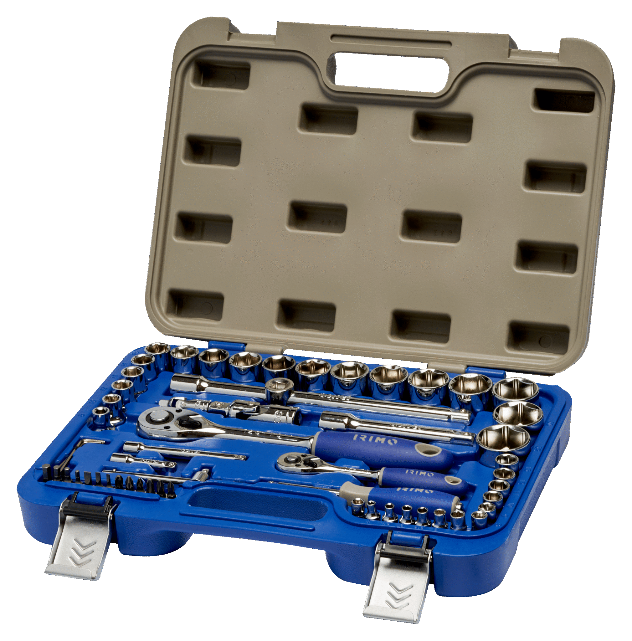 IRIMO 58-Piece 1/4 in Hexagon Socket Set