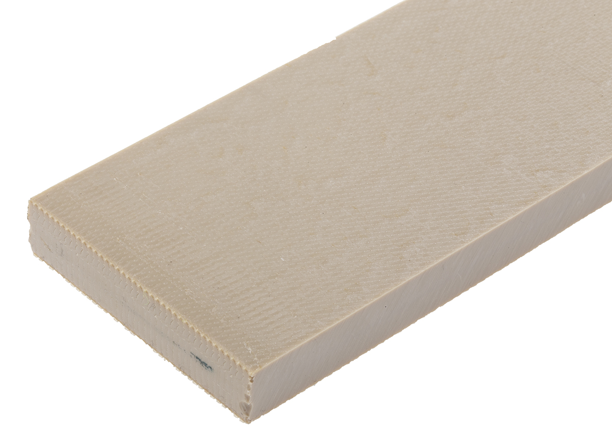 129-820 RS PRO Beige Polyetheretherketone Plastic Sheet, 500 mm x 50mm x 10 mm