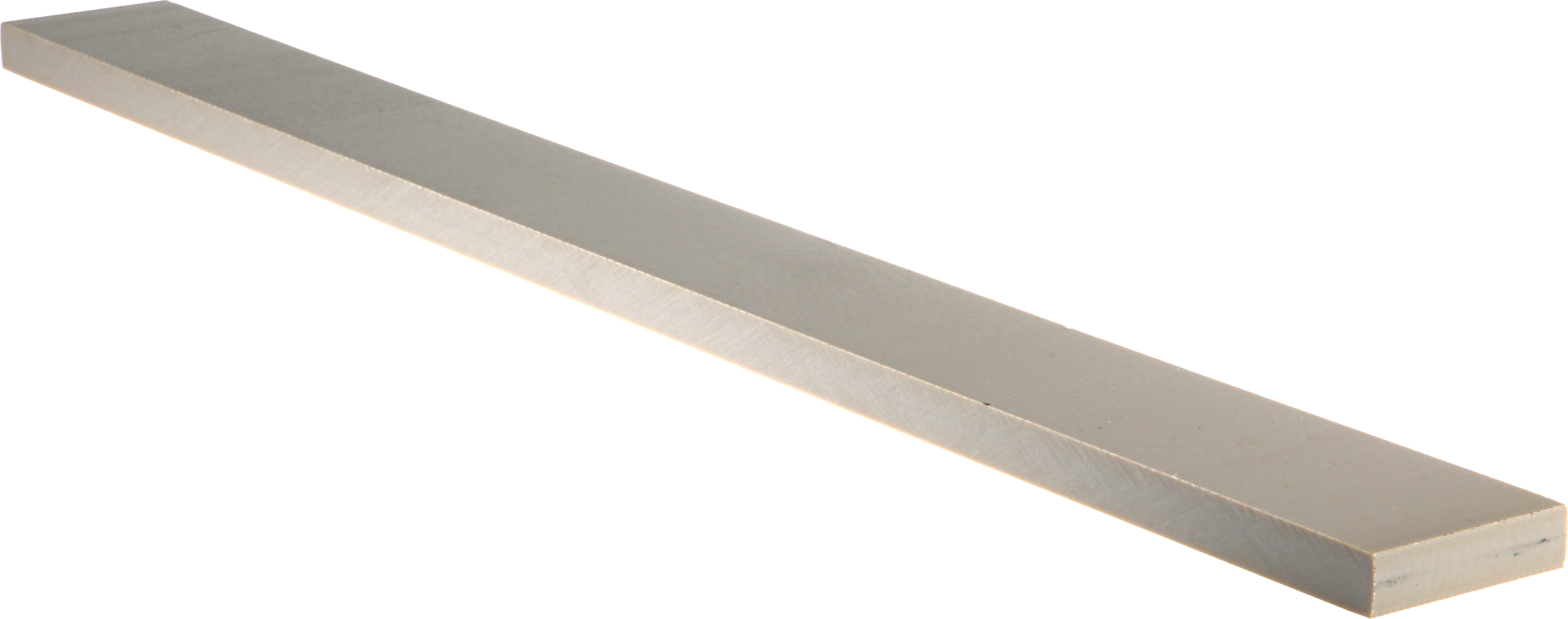 RS PRO Beige Polyetheretherketone Plastic Sheet, 500 mm x 50mm x 12 mm