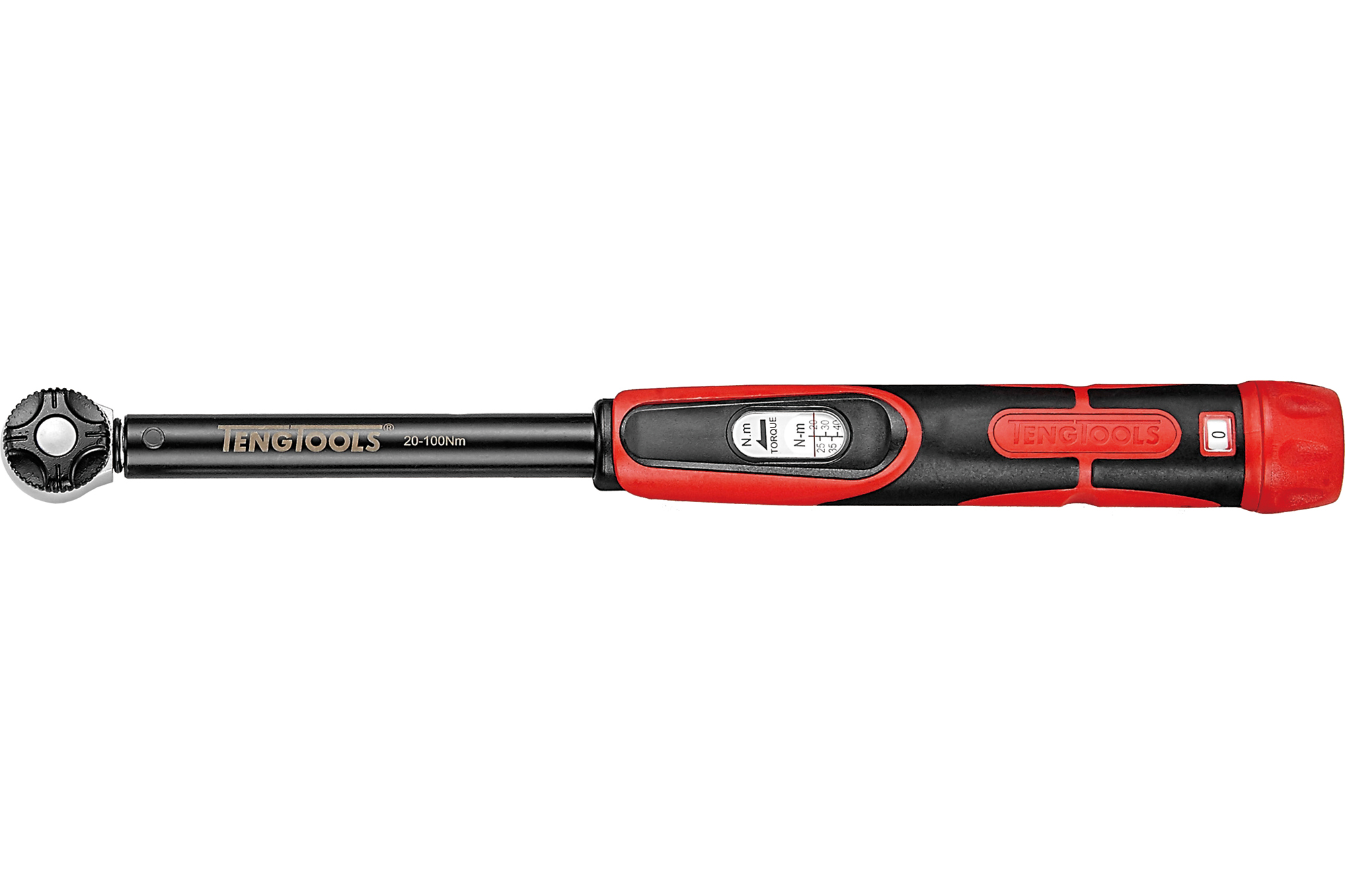 Teng Tools Click Torque Wrench, 200 Nm, 1/2 in Drive, Square Drive, 560mm Overall