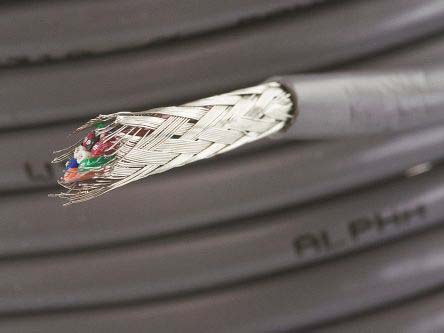 Alpha Wire Alpha Essentials Communication & Control Control Cable, 15 Cores, 0.35mm² 22 AWG, Screened, 30 m, Grey