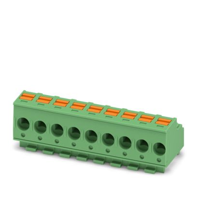 Phoenix Contact, 5mm Pitch, PTS, 9 Way, , Pluggable Terminal Block, Plug, PCB Mount, Push In Spring Termination, 1848600