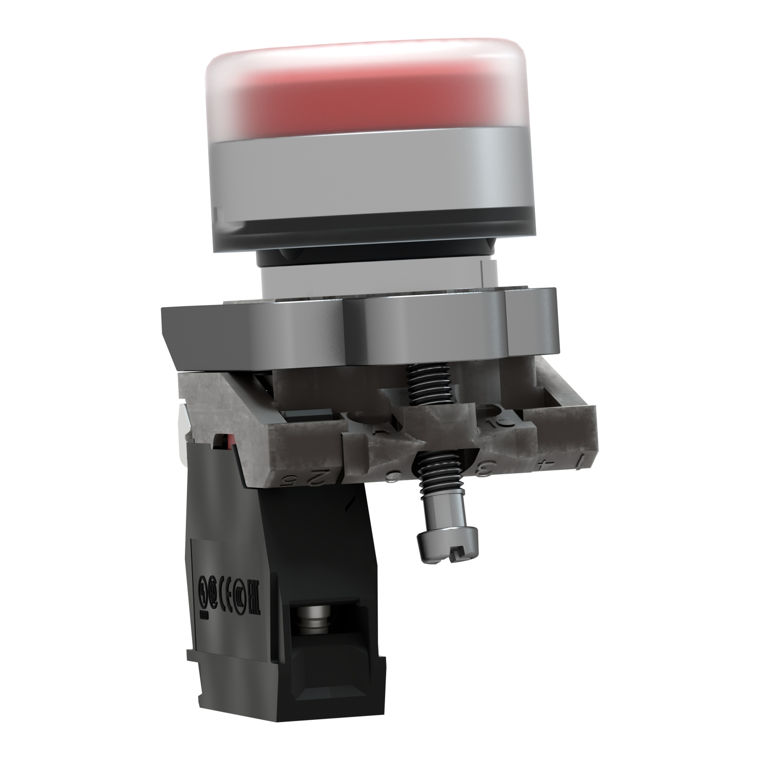 xb4bp42 Schneider Electric XB4 No Red Push Button NC Spring Return
