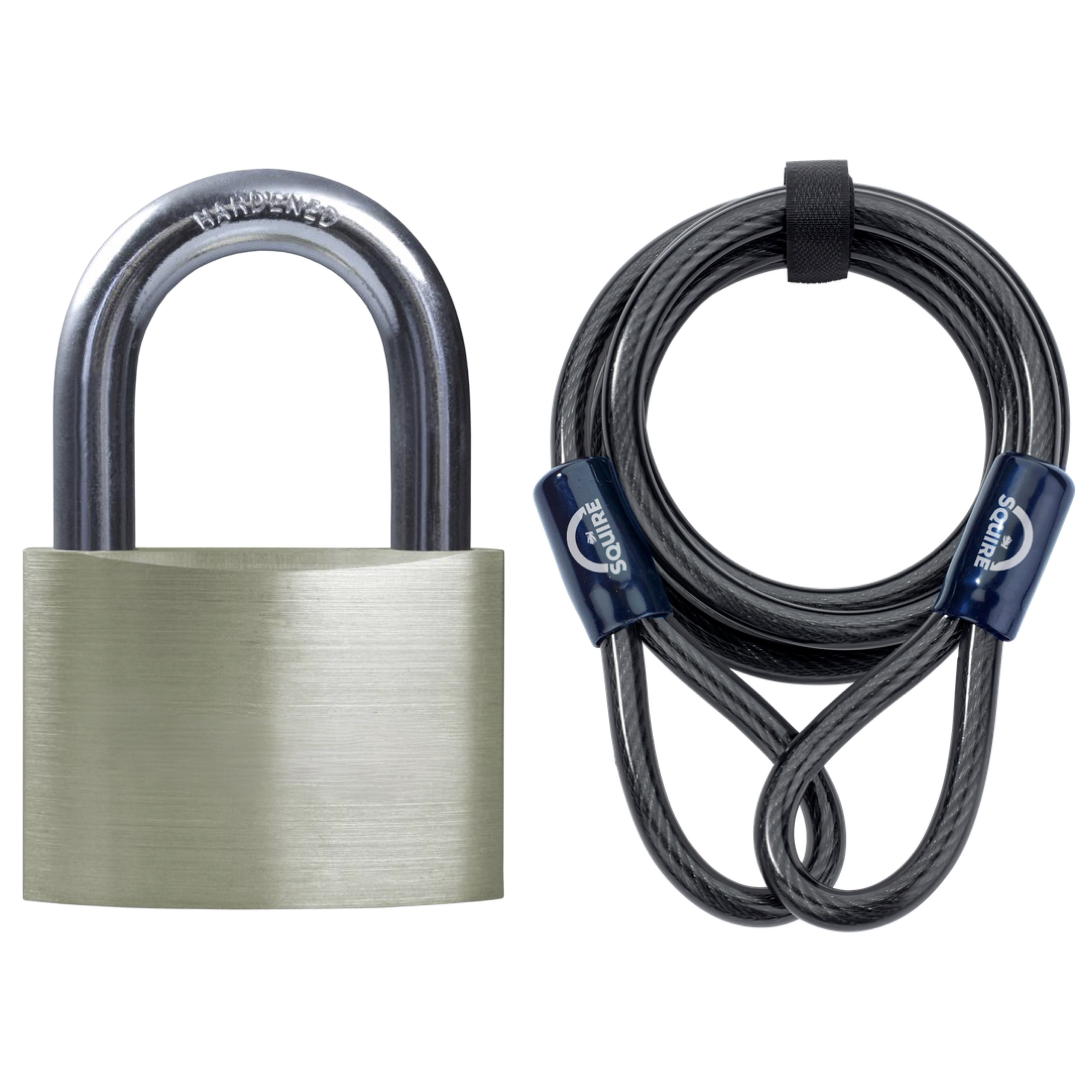 Squire Key Lock Brass Padlock, 8 mm Shackle, 50 mm Body