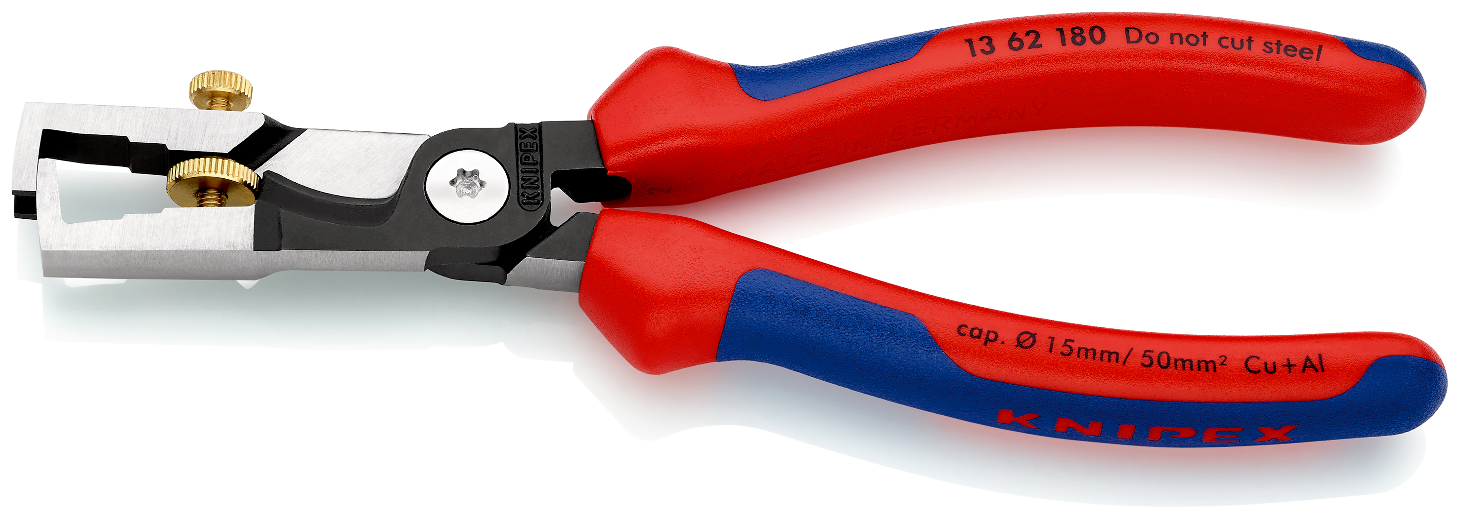 Knipex 13 62 Series Copper Insulated Cable Cutter, 0.1 to 10 mm², 180 mm Overall
