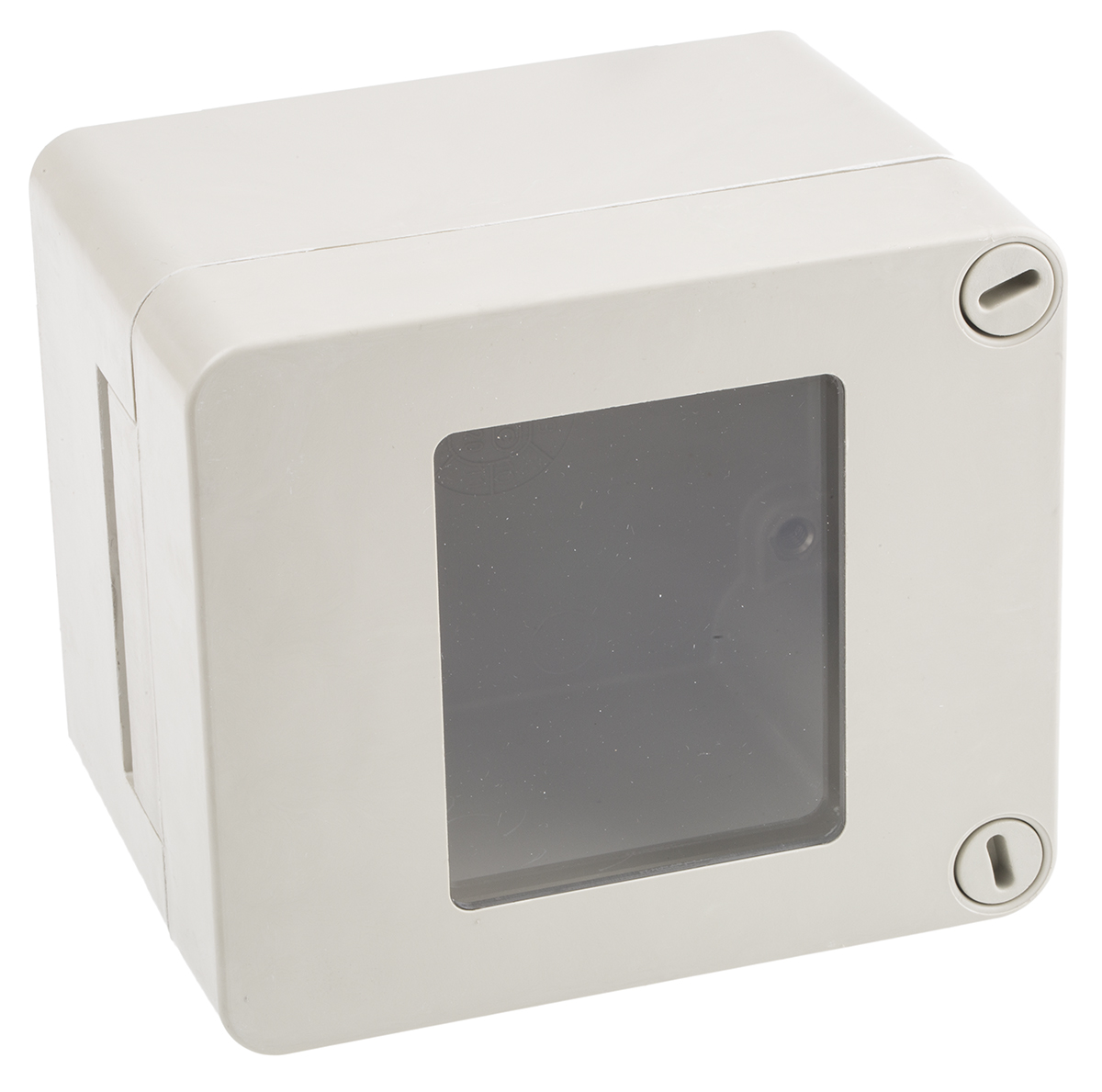 OKW Enclosures polyDOOR Series Grey Polyester Enclosure, IP66 100 mm, 140 mm, 120 mm
