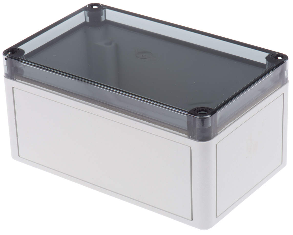 Spelsberg TK PC Series Grey Polycarbonate Enclosure, IP66, IK08 90 mm, 180 mm, 110 mm